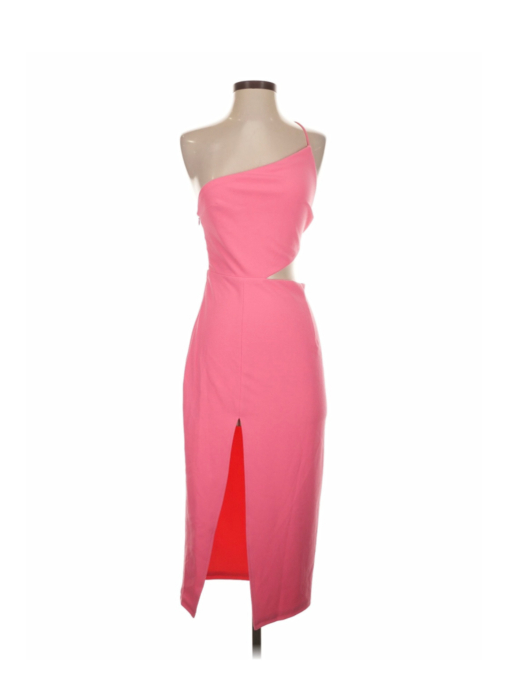 Hello Molly XS Midi Dress with Thigh Slit and Open Back